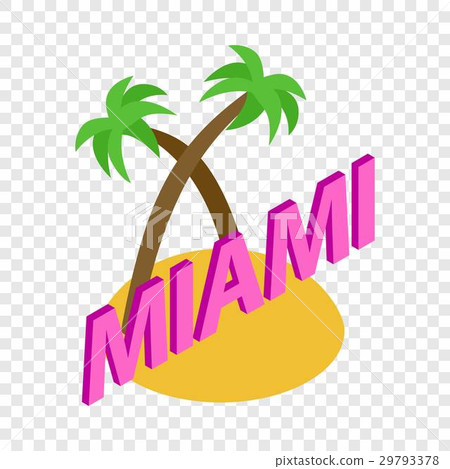 Miami isometric icon 29793378