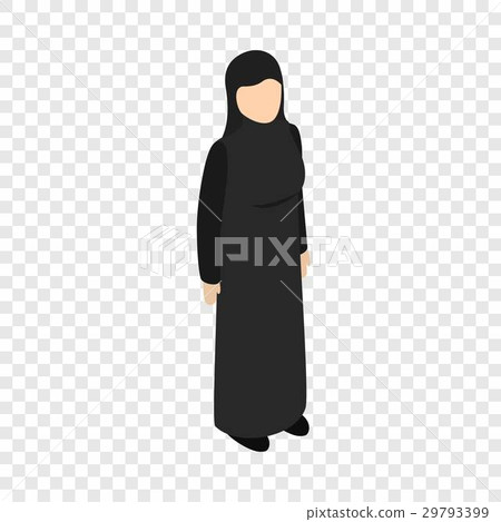 Arab woman isometric icon 29793399