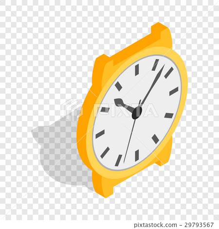 Swiss watch isometric icon 29793567
