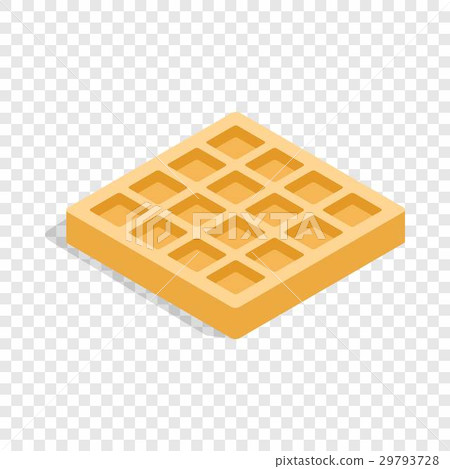 Waffles isometric icon 29793728