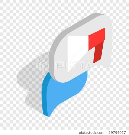Bubble speech isometric icon - Stock Illustration [29794057] - PIXTA