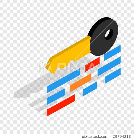 Data protection isometric icon Data protection isometric icon 29794218