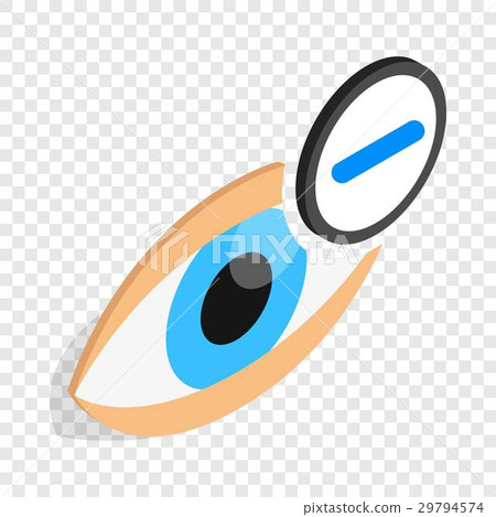Vision myopia isometric icon - Stock Illustration [29794574] - PIXTA