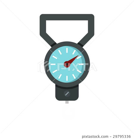 Spring scale icon, flat style 29795336