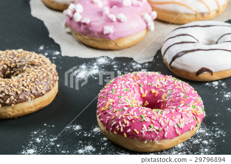 Donuts in a glaze assorted  29796894