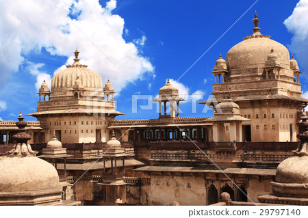 Palace in Orcha, Madhya Pradesh state, India Palace in Orcha, Madhya Pradesh state, India 29797140