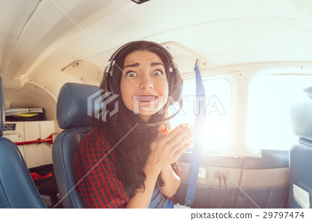 Fear of flying woman Fear of flying woman 29797474