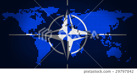 Nato And World Map Stock Illustration 29797842 Pixta