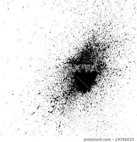 black explosion paint splatter. Small drops, spots black explosion paint splatter. Small drops, spots 29798810
