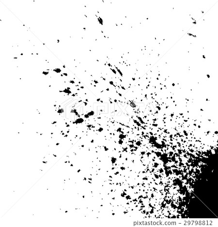black explosion paint splatter. Small drops, spots black explosion paint splatter. Small drops, spots 29798812