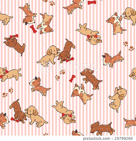 Cute dog pattern 29799260