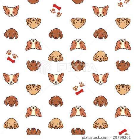 Cute dog pattern 29799261