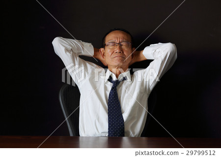 資深商人黑色後面 29799512