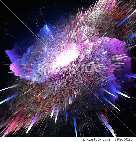 Colorful galaxy clouds and big bang abstract star Colorful galaxy clouds and big bang abstract star 29800026
