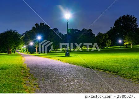 Night time in primrose Hill park 29800273