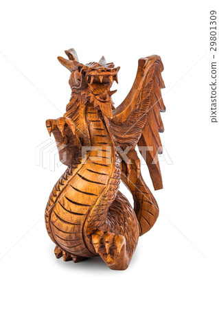 Toy wood dragon 29801309
