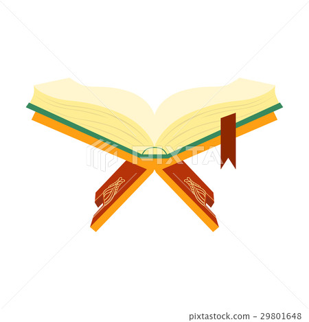 Quran, holy book of Muslims on a wooden book stand 29801648
