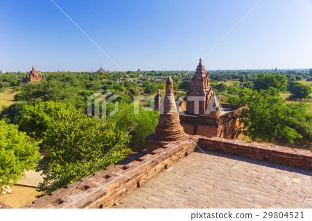 Bagan buddha tower at day 29804521