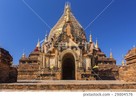Bagan buddha tower at day Bagan buddha tower at day 29804576