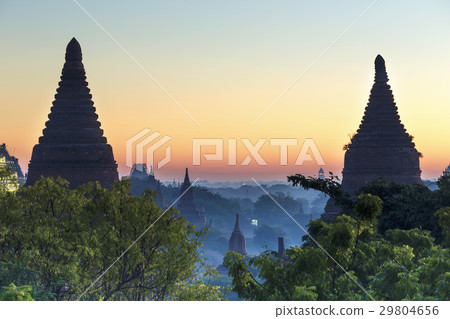 Bagan buddha tower at day 29804656
