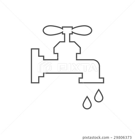 Water tap illustration 29806373