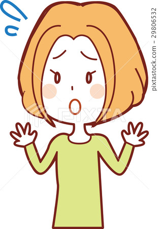 Illustration of an impatient woman 29806532