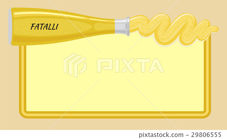 Fatalli Sauce Framed Vector Banner with Copyspace 29806555