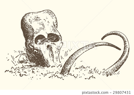 Stone age vector Caveman or troglodyte 29807431