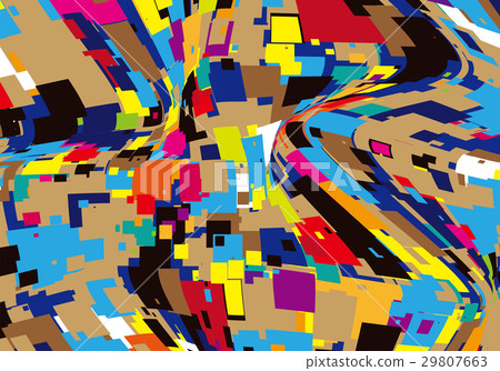 Background distortion image - Stock Illustration [29807663] - PIXTA