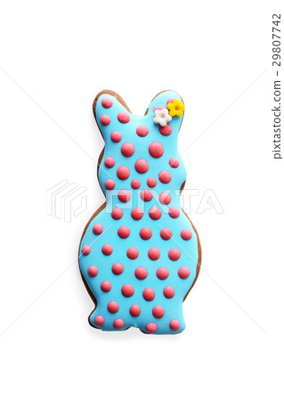 Easter cookies in the shape of a rabbit 29807742