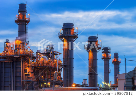 Tower of Gas Combined Cycle Electric Power Plant 29807812