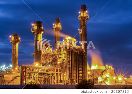 Tower of Gas Combined Cycle Electric Power Plant 29807813