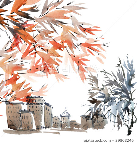 Old town chinese landscape 29808246