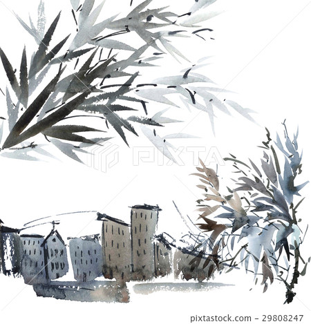 Old town chinese landscape 29808247