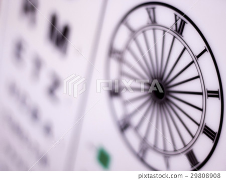 Optician eye test chart Optician eye test chart 29808908