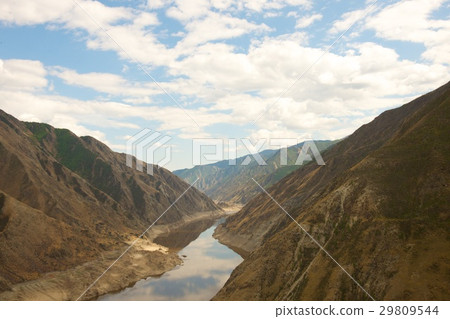 Sayany in Khakassia with a view of the mountain 29809544