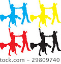 Color image of a dancing couple 29809740