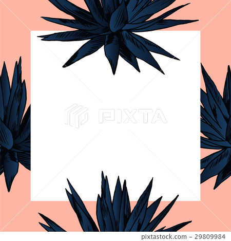 Exotic flowers set. Botanical vector vintage 29809984