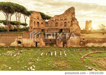 The ruins of the stadium of Domitian in Rome 29810180
