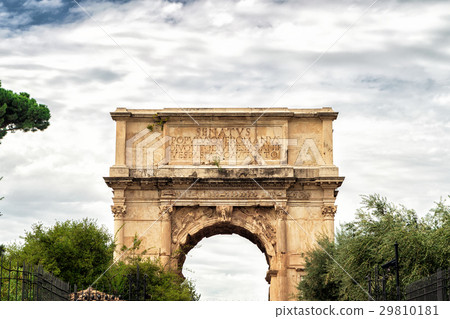 The Arch of Titus in Rome 29810181