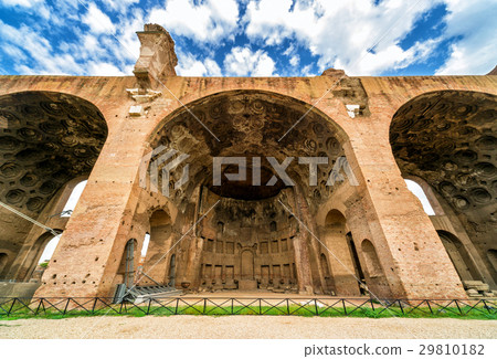 The Basilica of Maxentius and Constantine in Rome 29810182