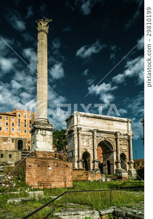 Arch of emperor Septimius Severus, Rome Arch of emperor Septimius Severus, Rome 29810199