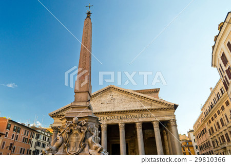 The Pantheon and Ancient Egyptian stela in Rome 29810366
