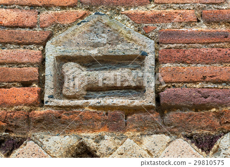 Phallus on the wall pointing to a brothel, Pompeii 29810575