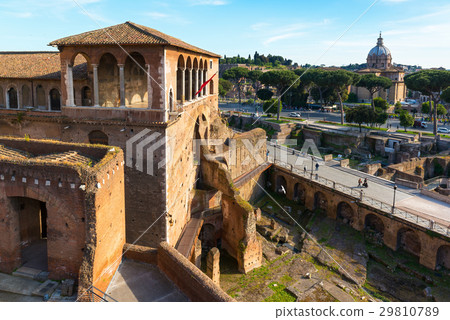 Market and Forum of Trajan in Rome Market and Forum of Trajan in Rome 29810789