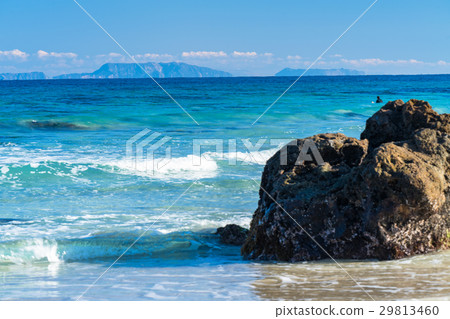 “靜岡縣”伊豆白濱海岸的美麗的海濱 29813460