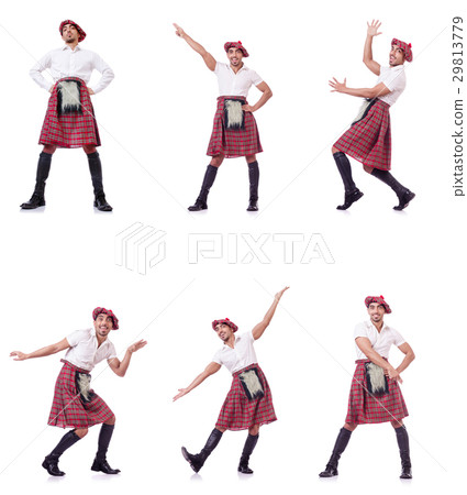 Scottish traditions concept with person wearing 29813779