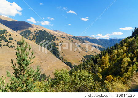 View on Mountains. Tusheti Nature Reserve. Georgia View on Mountains. Tusheti Nature Reserve. Georgia 29814129