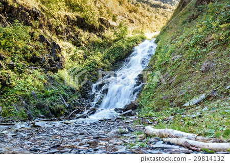 Small warterfall in Tusheti Nature Reserve Georgia Small warterfall in Tusheti Nature Reserve Georgia 29814132