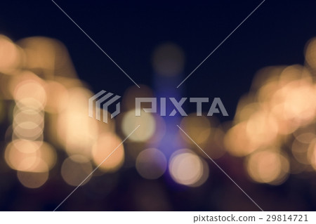 Dark Nightlights Blurry Modern Urban City 29814721